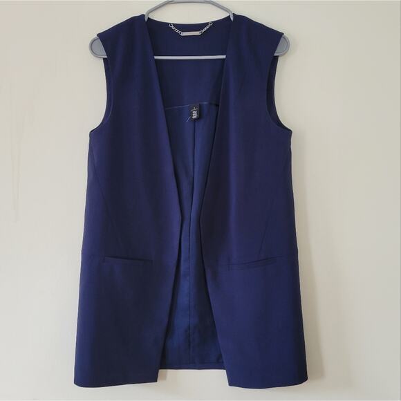 White House Black Market Open-Front Vest - Picture 3 of 9